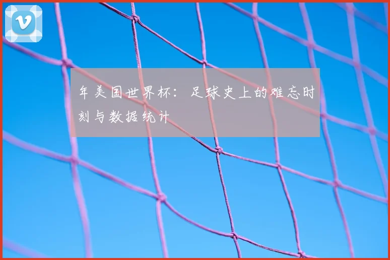 年美国世界杯:足球史上的难忘时刻与数据统计