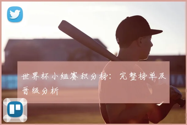 世界杯小组赛积分榜：完整榜单及晋级分析